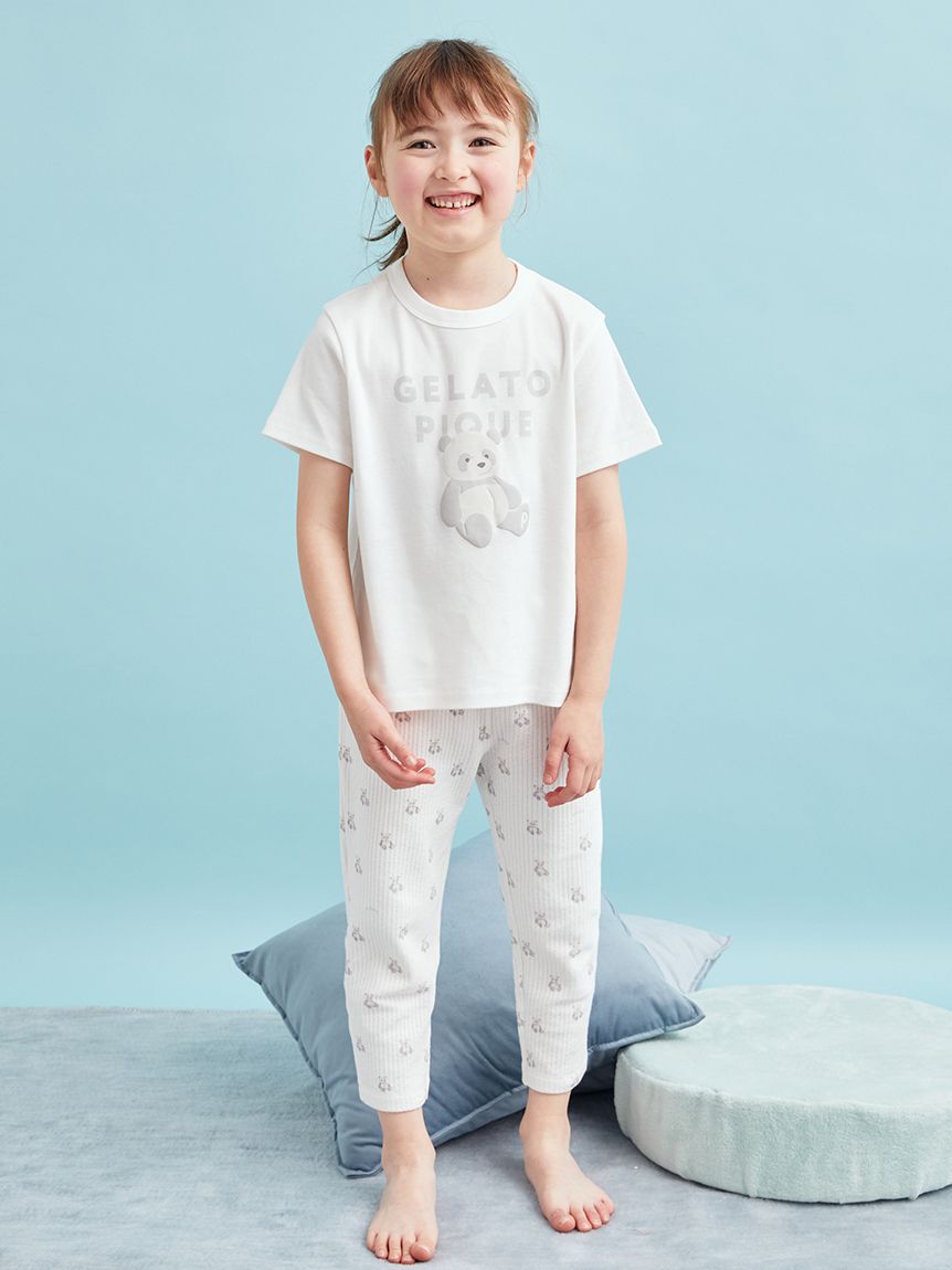 gelato pique kids&baby「【KIDS】ぬいぐるみワンポイントTシャツ」|ルームウェア|