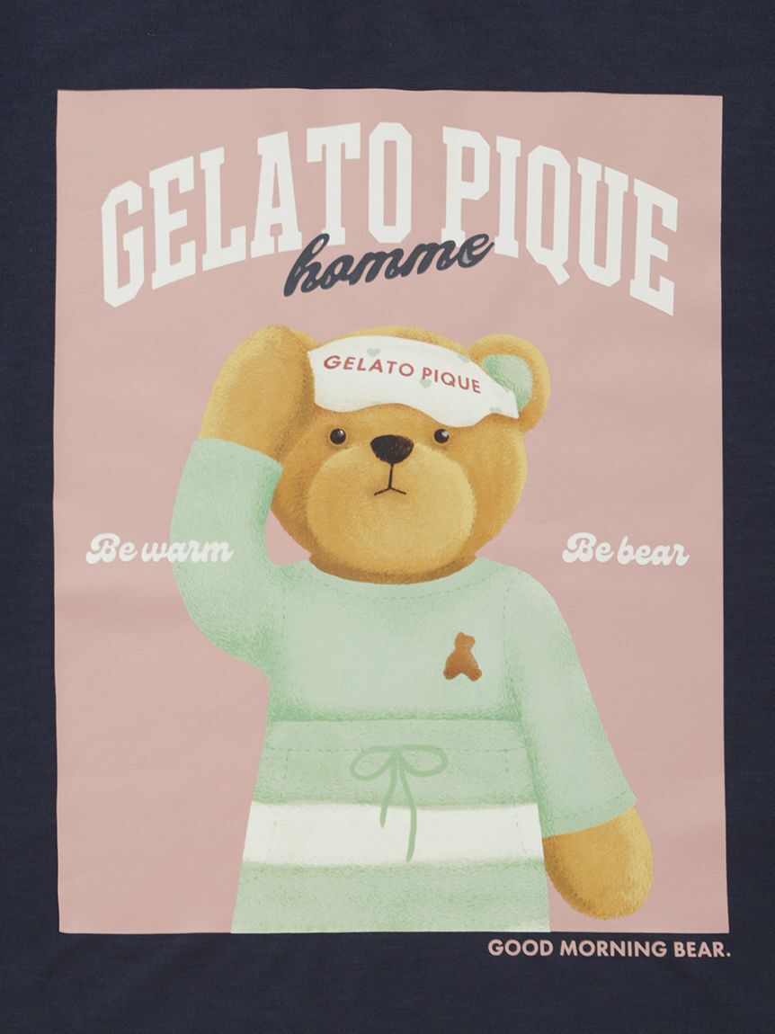 GELATO PIQUE HOMME「【HOMME】グッドモーニングベアレーヨンロンT」|ルームウェア|