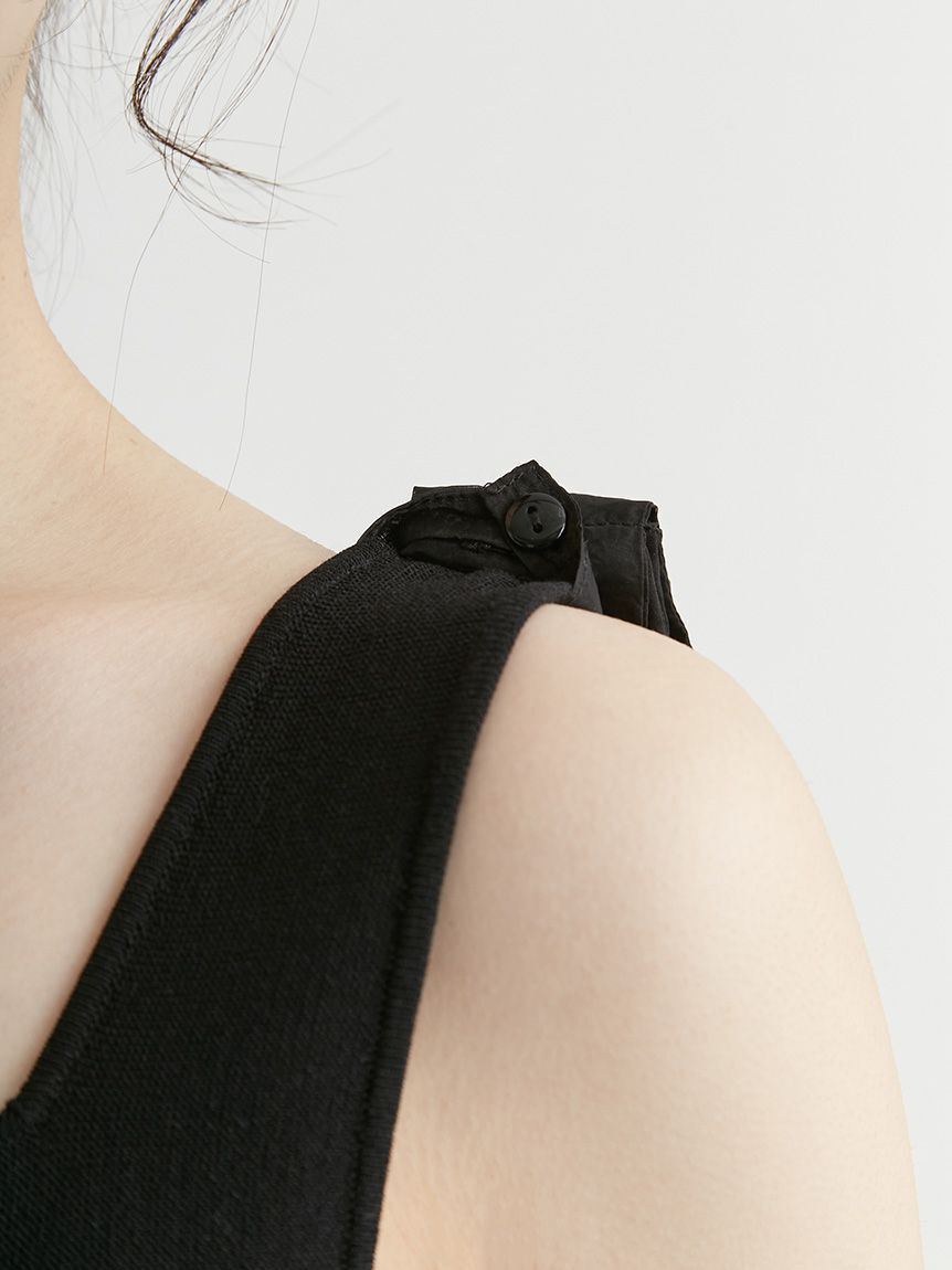 CELFORD「リボンショルダーペプラムニットプルオーバー」|ニット・セーター|