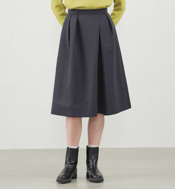 MACKINTOSH PHILOSOPHY「ライトグログランタックスカート」|スカート|ネイビー