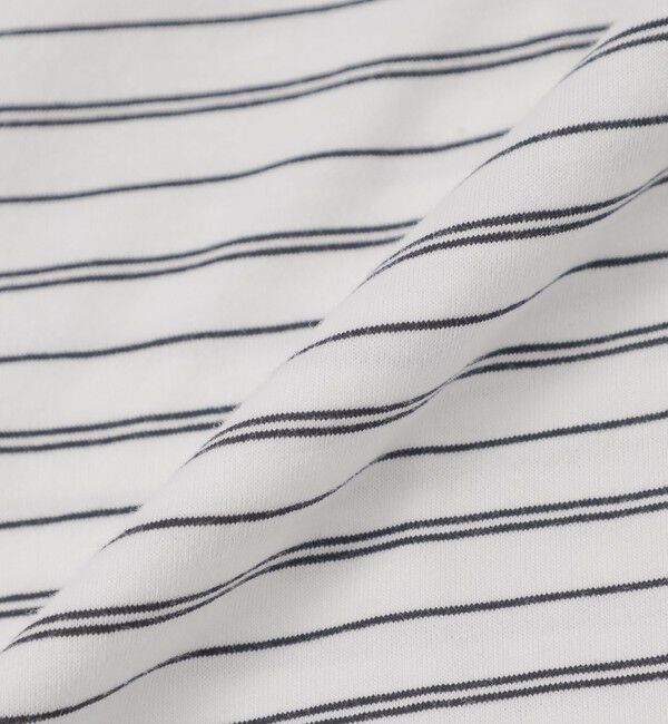 MACKINTOSH PHILOSOPHY「バッキンガムベア ランダムボーダー ワンポイントTシャツ」|Tシャツ・カットソー|