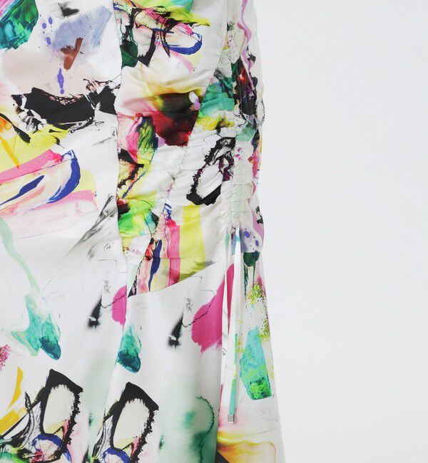  「【KANAKO SASAKI】コラボレーション　マルチカラードロストスカート」|スカート|