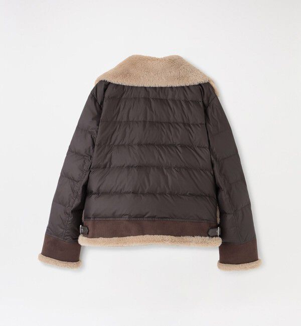  「ファーコンビライダースダウン」|ブルゾン・スタジャン|