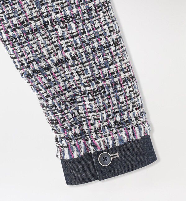  「クロップドツイードブルゾン」|ブルゾン・スタジャン|