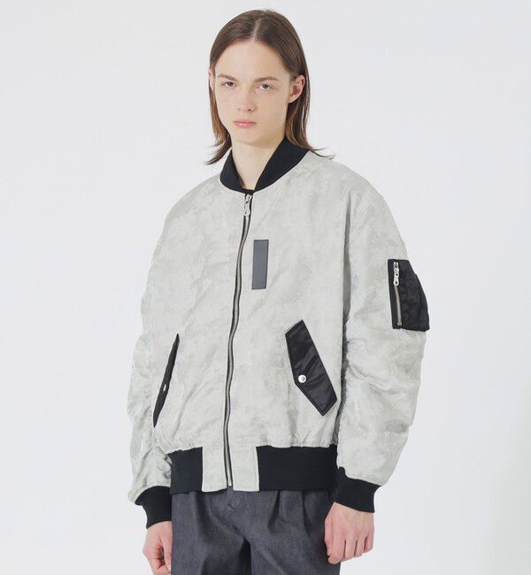  「ブラージャカードMA-1」|ブルゾン・スタジャン|グレー