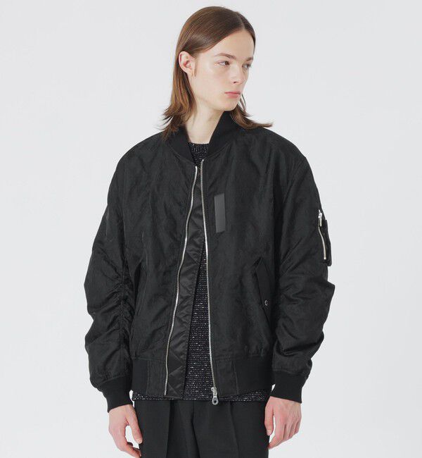  「ブラージャカードMA-1」|ブルゾン・スタジャン|ブラック