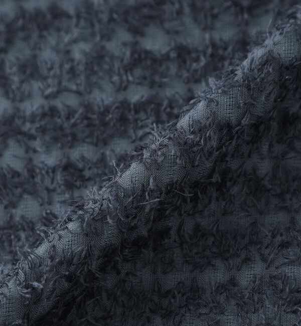  「シアーシャギージオメトリックハーフスリーブシャツ」|シャツ・ブラウス|