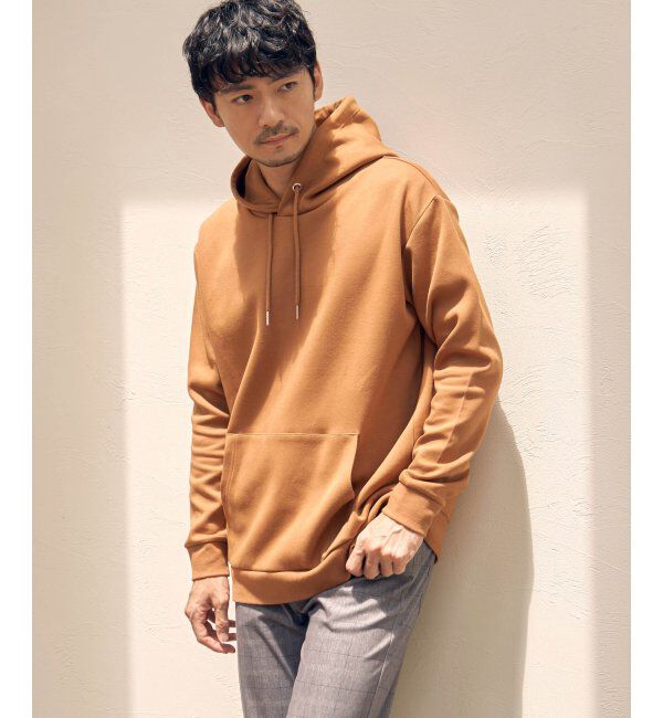 ikka「清潔カラープルパーカー」|パーカー|ブラウン