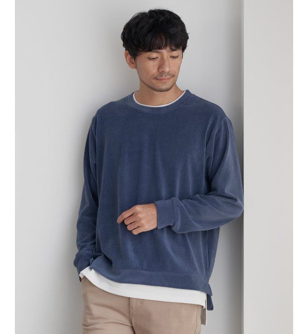 ikka「カットコールフェイクレイヤードプルオーバー」|パーカー|