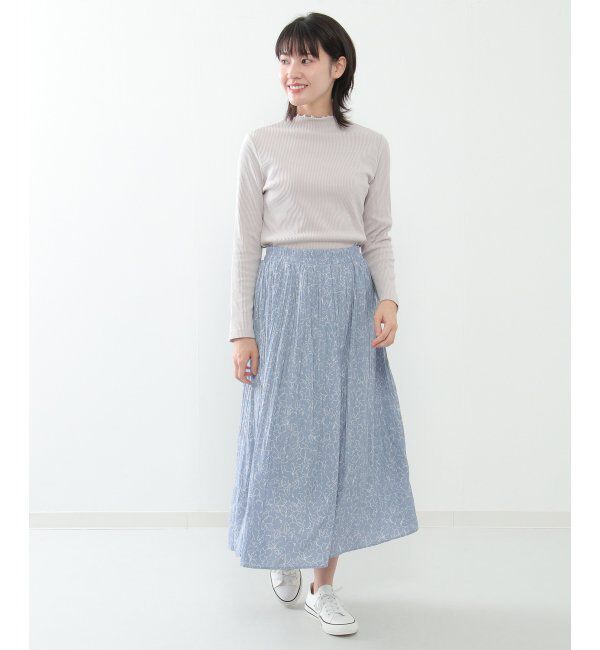 ikka「サンカクテレコ長袖T」|Tシャツ・カットソー|