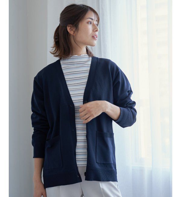 ikka「サンカクテレコ長袖T」|Tシャツ・カットソー|