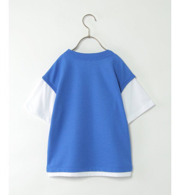 ikka kids「鹿の子フェイクベストロゴT（120~160cm）」|Tシャツ・カットソー|