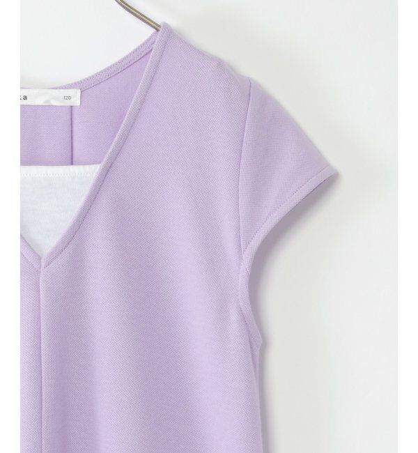 ikka kids「鹿の子フェイクワンピース（120~160cm）」|スカート|