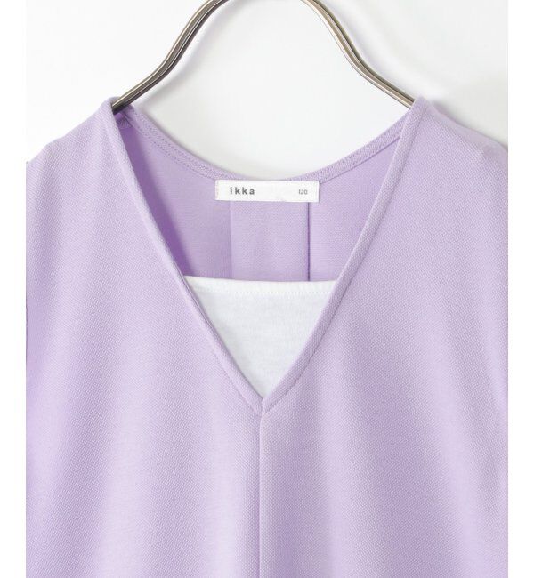 ikka kids「鹿の子フェイクワンピース（120~160cm）」|スカート|