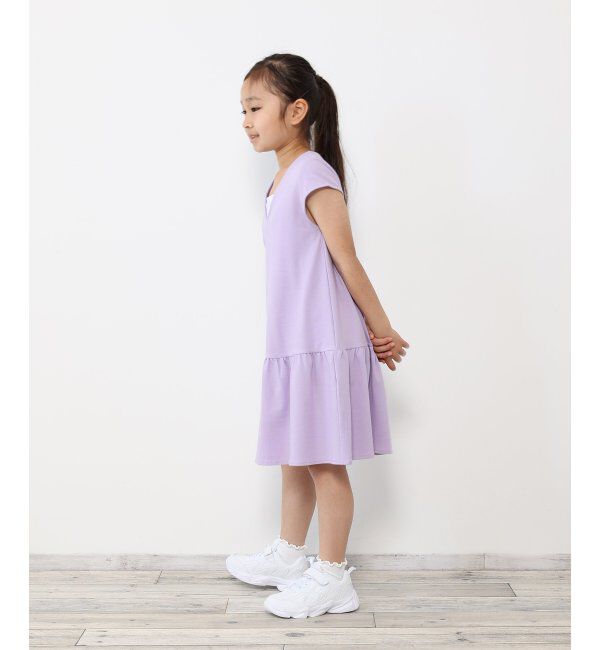 ikka kids「鹿の子フェイクワンピース（120~160cm）」|スカート|