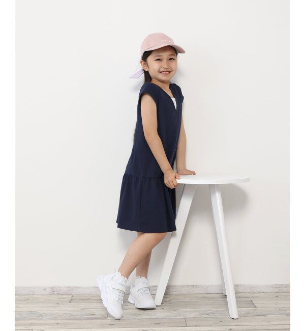 ikka kids「鹿の子フェイクワンピース（120~160cm）」|スカート|