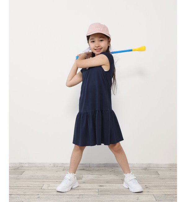 ikka kids「鹿の子フェイクワンピース（120~160cm）」|スカート|