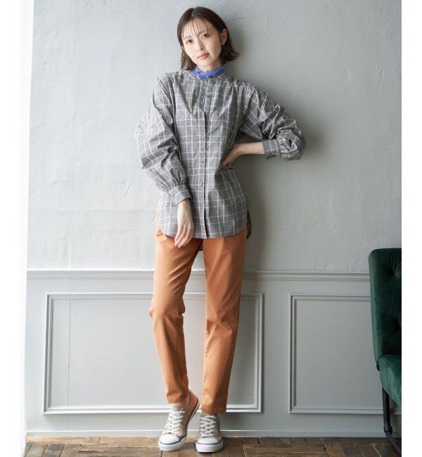 ikka「前後2WAYバンドカラーシャツ」|シャツ・ブラウス|