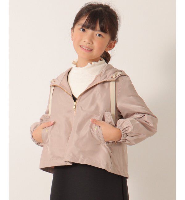 ikka kids「サテンフレアマウンテンパーカー（120~160cm）」|その他|