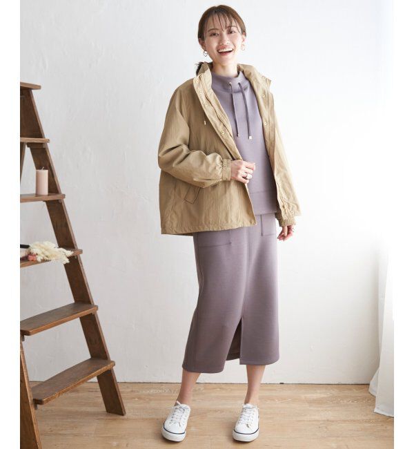 ikka「撥水裏付きマウンテンパーカー」|ブルゾン・スタジャン|