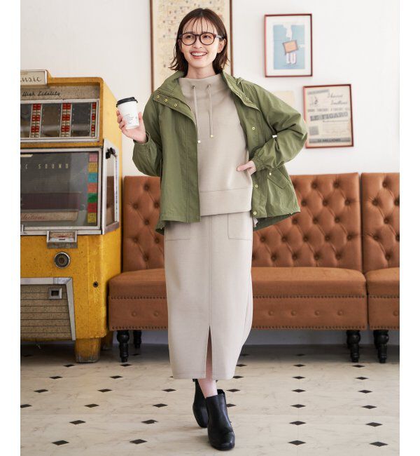 ikka「撥水裏付きマウンテンパーカー」|ブルゾン・スタジャン|