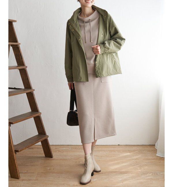 ikka「撥水裏付きマウンテンパーカー」|ブルゾン・スタジャン|