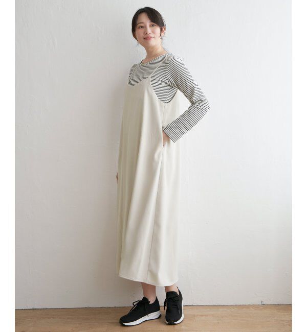 ikka「【2点セット】キャミワンピアンサンブル」|ワンピース|