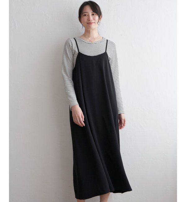 ikka「【2点セット】キャミワンピアンサンブル」|ワンピース|