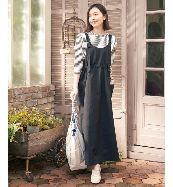 ikka「【2点セット／親子おそろい】ナイロンカーゴキャミワンピースセット」|ワンピース|