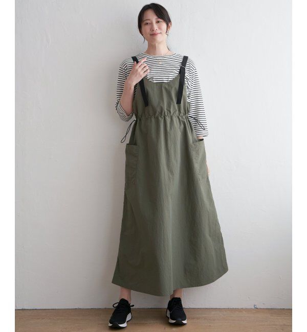 ikka「【2点セット／親子おそろい】ナイロンカーゴキャミワンピースセット」|ワンピース|