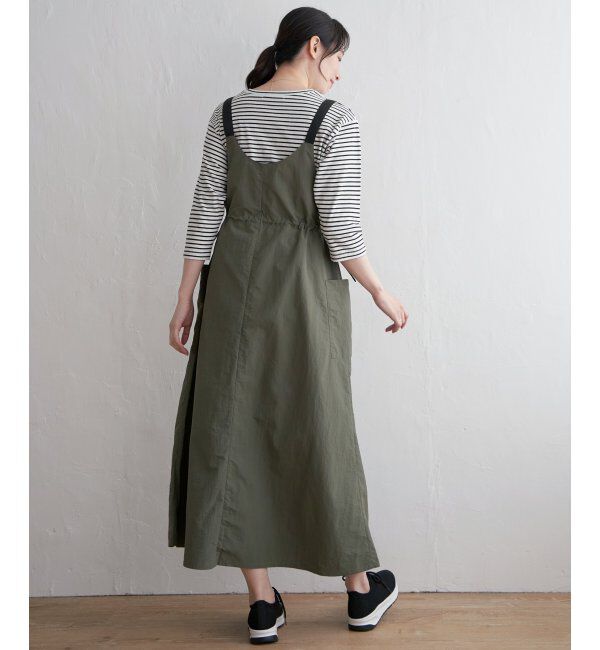 ikka「【2点セット／親子おそろい】ナイロンカーゴキャミワンピースセット」|ワンピース|