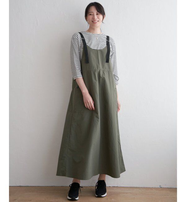 ikka「【2点セット／親子おそろい】ナイロンカーゴキャミワンピースセット」|ワンピース|