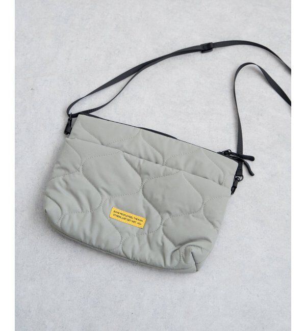 ikka「KiU パデットサコッシュポーチ」|その他|グレージュ