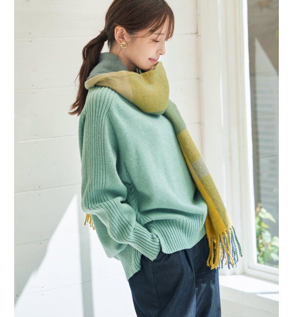 ikka「ウォッシャブルマルチチェックマフラー」|マフラー|