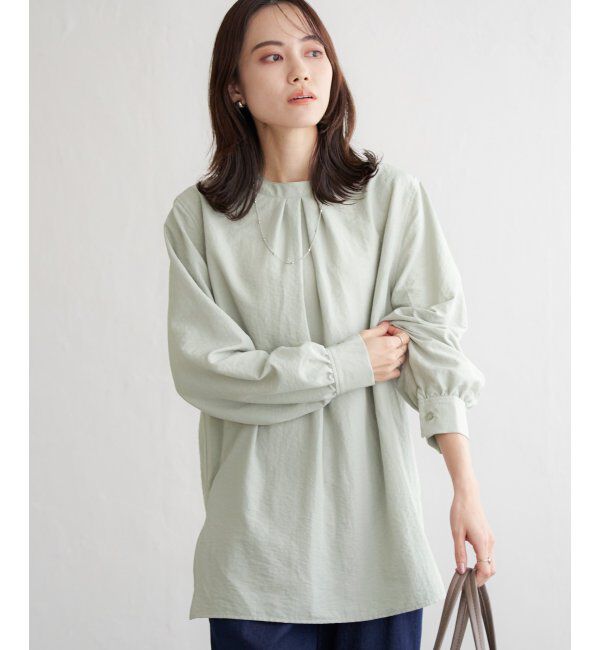 ikka「前後2WAYバンドカラーシャツ」|シャツ・ブラウス|