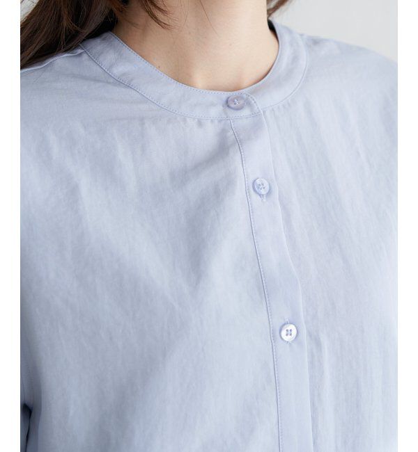 ikka「前後2WAYバンドカラーシャツ」|シャツ・ブラウス|