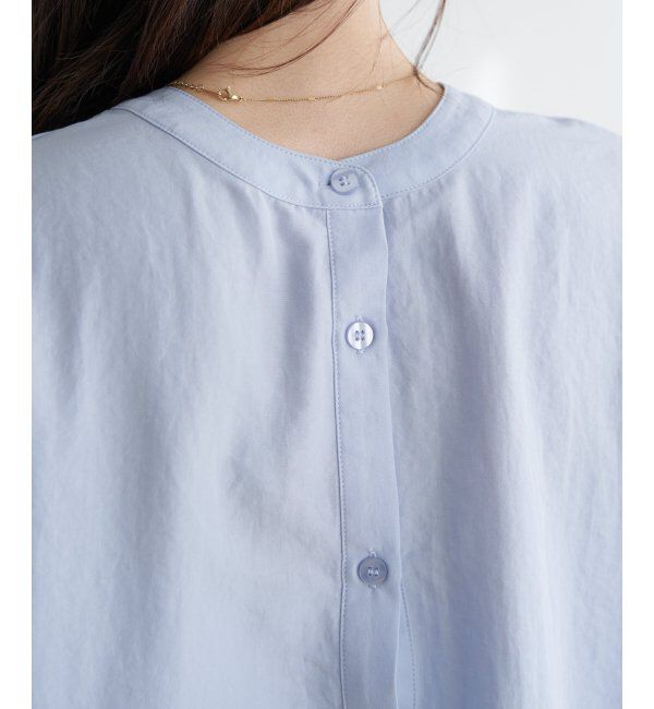 ikka「前後2WAYバンドカラーシャツ」|シャツ・ブラウス|