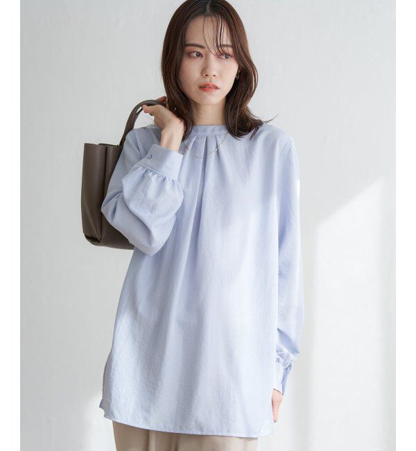 ikka「前後2WAYバンドカラーシャツ」|シャツ・ブラウス|