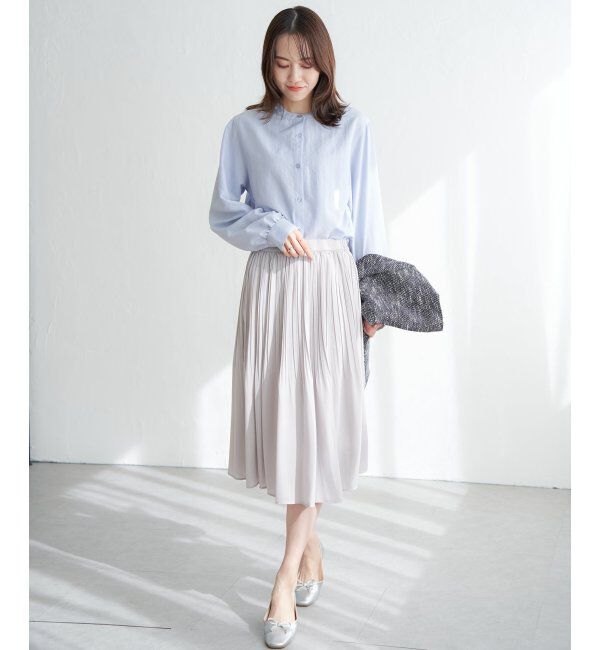 ikka「前後2WAYバンドカラーシャツ」|シャツ・ブラウス|