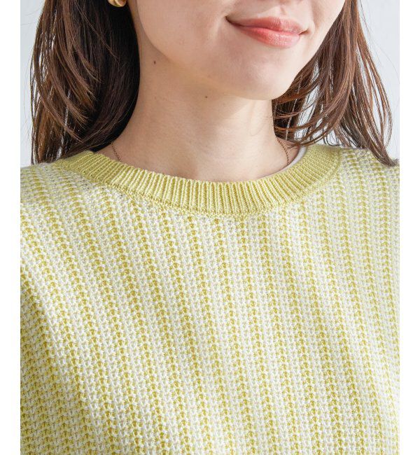 ikka「2WAYサイドリボンニットベスト」|ニット・セーター|