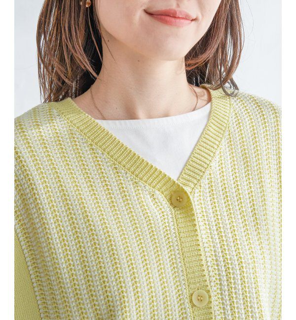 ikka「2WAYサイドリボンニットベスト」|ニット・セーター|