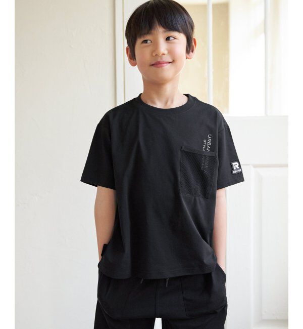 ikka kids「【セットアップ対応】GOKU楽速乾メッシュポケTシャツ（120~160cm）」|Tシャツ・カットソー|