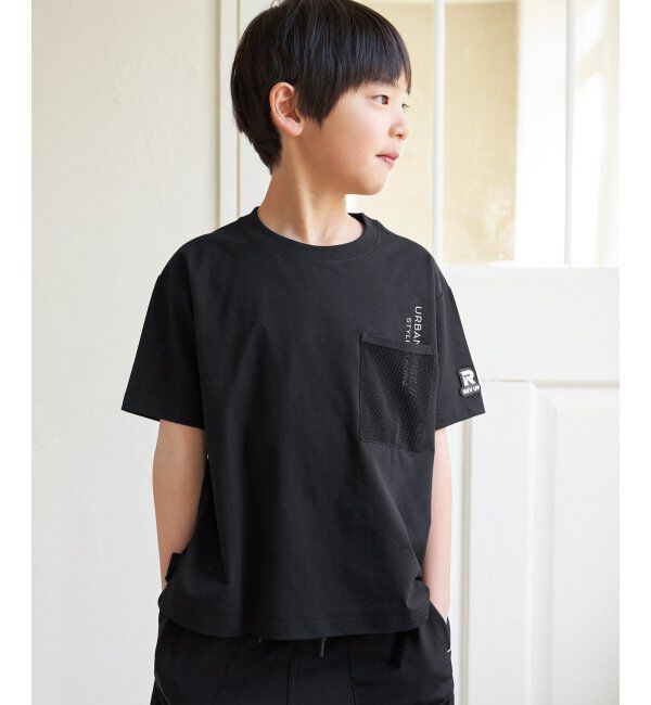 ikka kids「【セットアップ対応】GOKU楽速乾メッシュポケTシャツ（120~160cm）」|Tシャツ・カットソー|