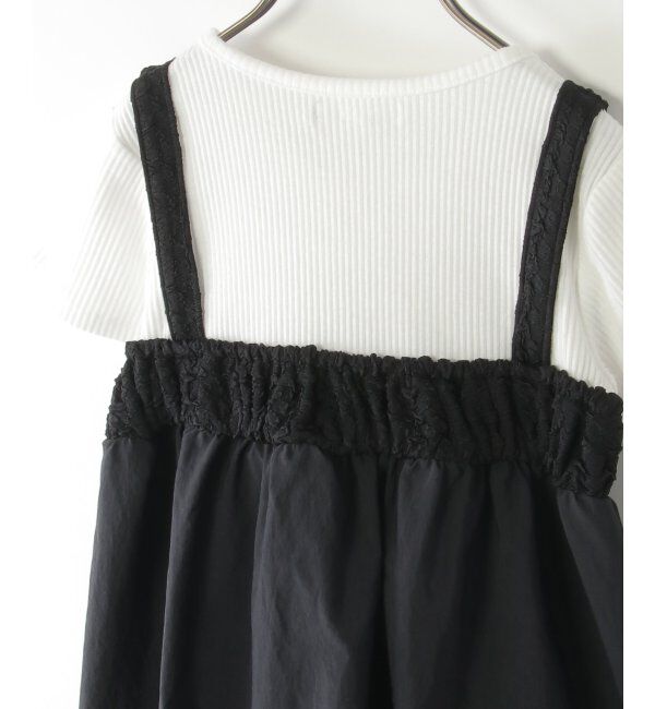 ikka kids「フクレジャカード切り替えジップ使いワンピース（120~160cm）」|スカート|