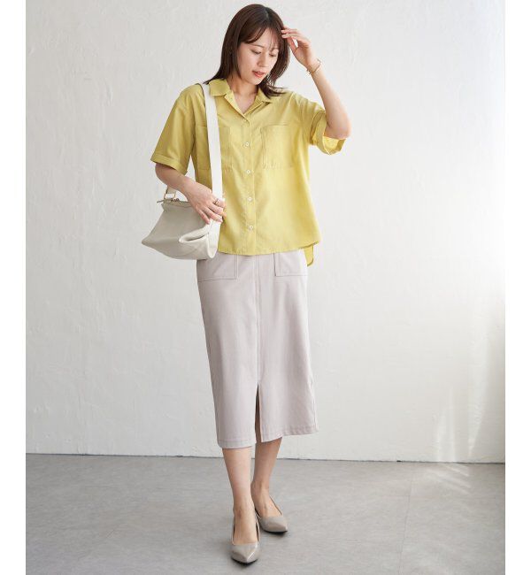 ikka「GOKU楽冷感タイトスカート」|スカート|