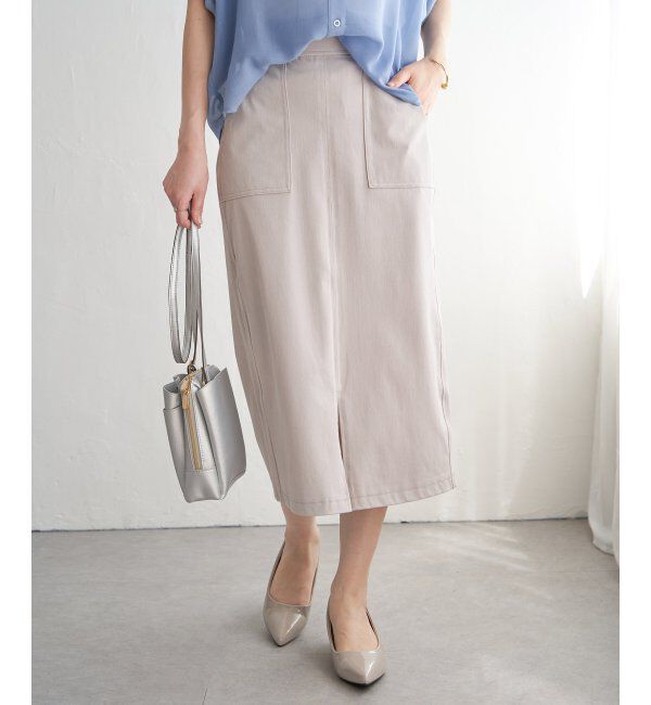 ikka「GOKU楽冷感タイトスカート」|スカート|