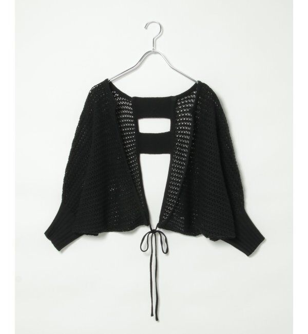 VENCE share style「透かし編みメッシュボレロ」|カーディガン|