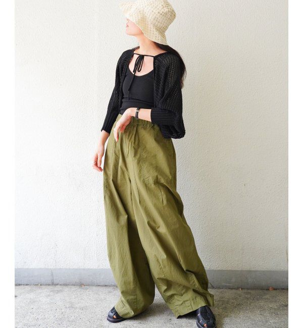 VENCE share style「透かし編みメッシュボレロ」|カーディガン|