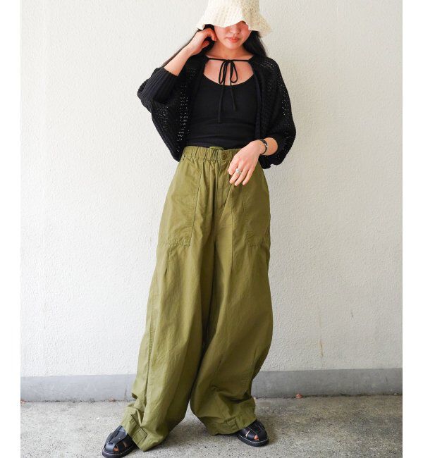 VENCE share style「透かし編みメッシュボレロ」|カーディガン|