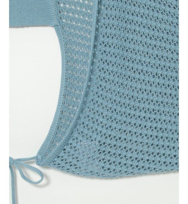 VENCE share style「透かし編みメッシュボレロ」|カーディガン|